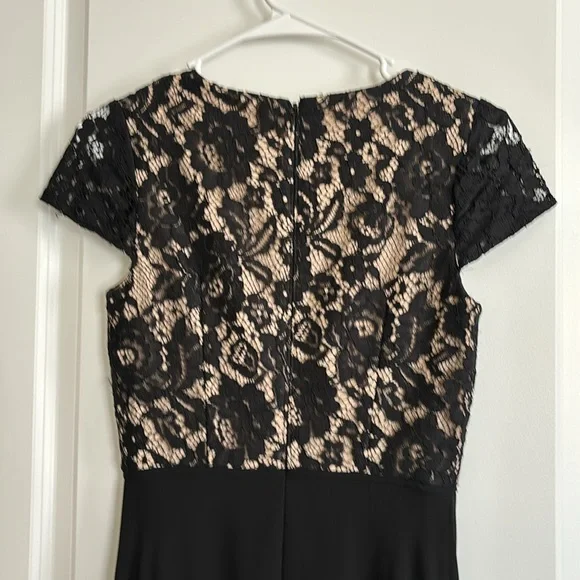 Aidan Mattox Black and Nude Gown - Picture 5 of 9